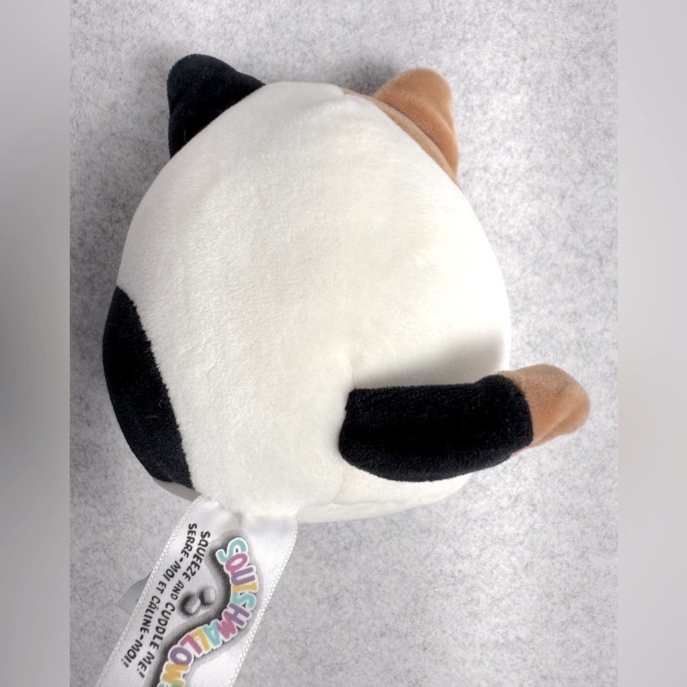5β Squishmallows Cameron the Calico Cat - Tan, Black and White - Picture 3 of 5